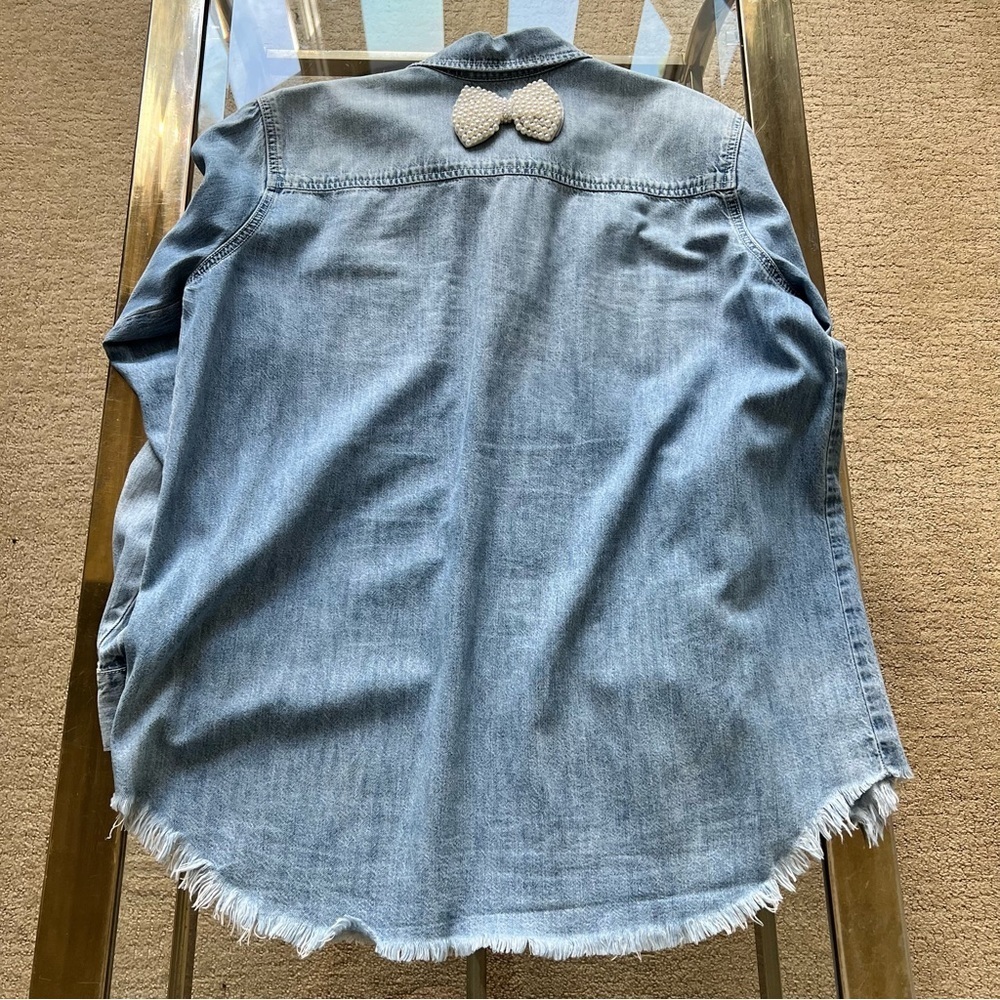 Lucky Brand Blue Denim Shirt - Picture 16 of 16